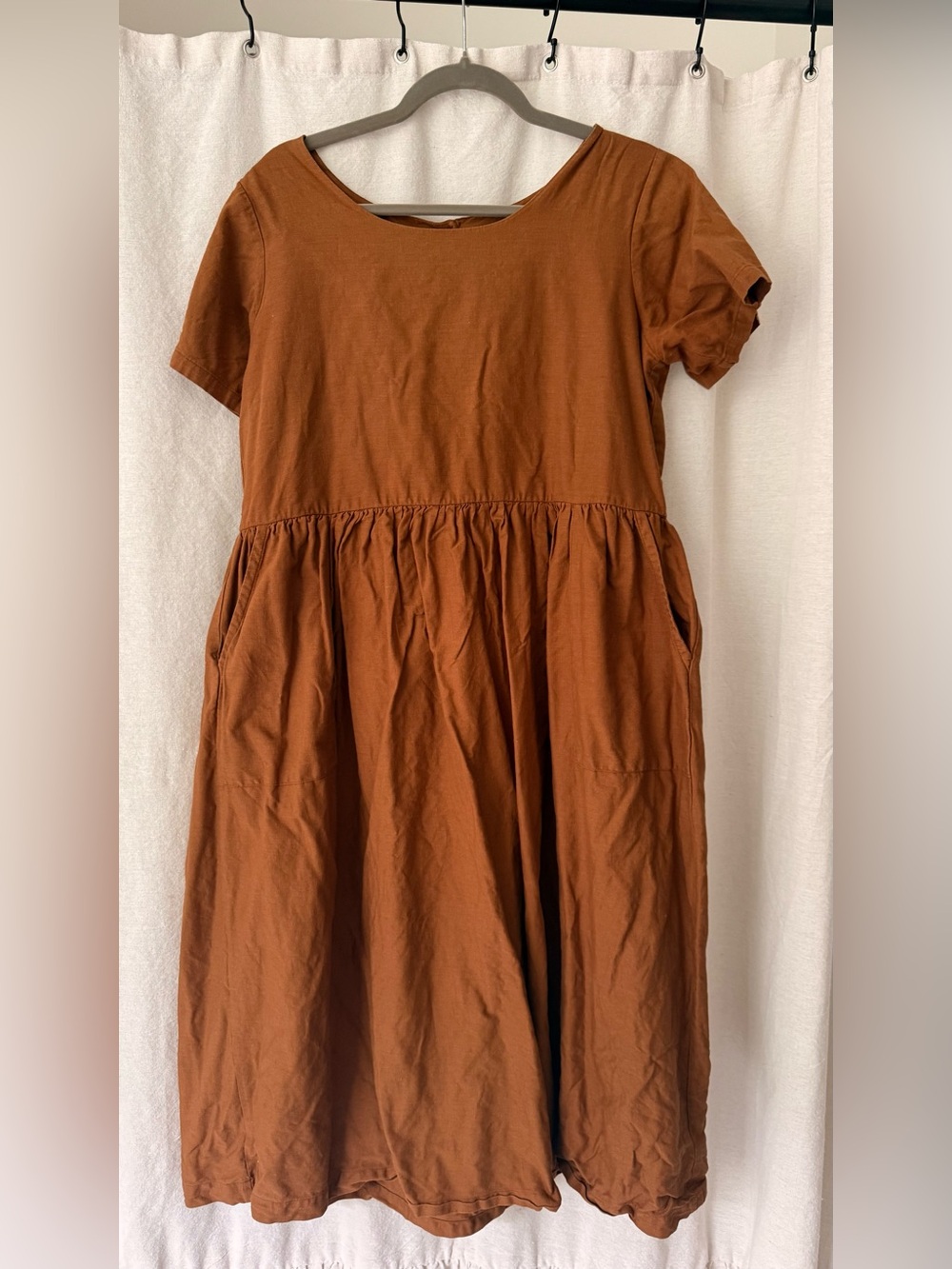 Rust Cotton dress